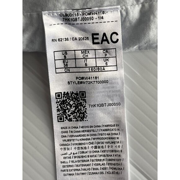 GUESS Womens Light Green Judy Embroidered Silk Blend Slip Dress Size S - Picture 7 of 10